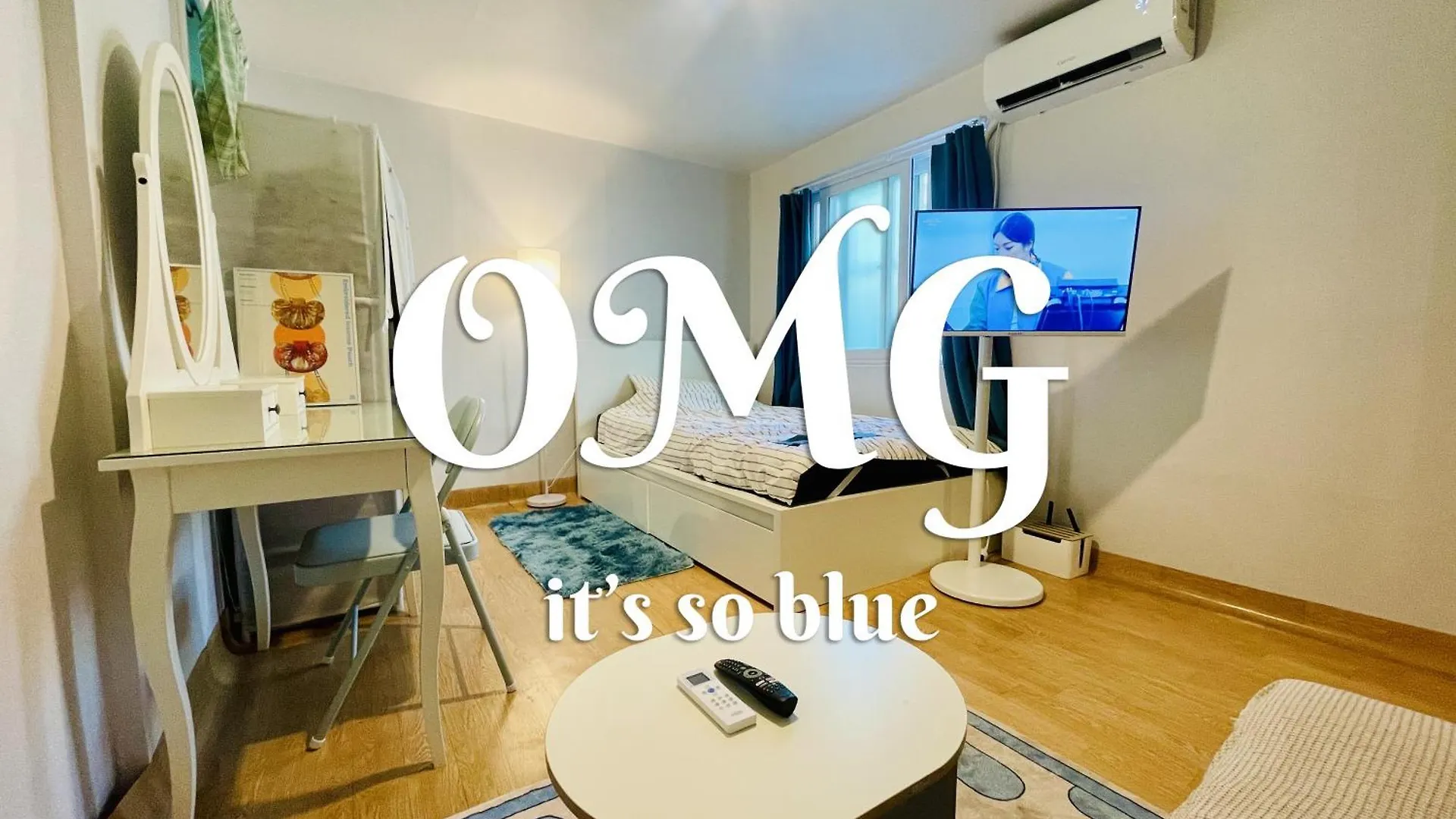 It'S So Blue Studio Apartment In Sinchon Seul